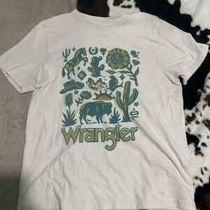 Wrangler Cream Graphic T-Shirt